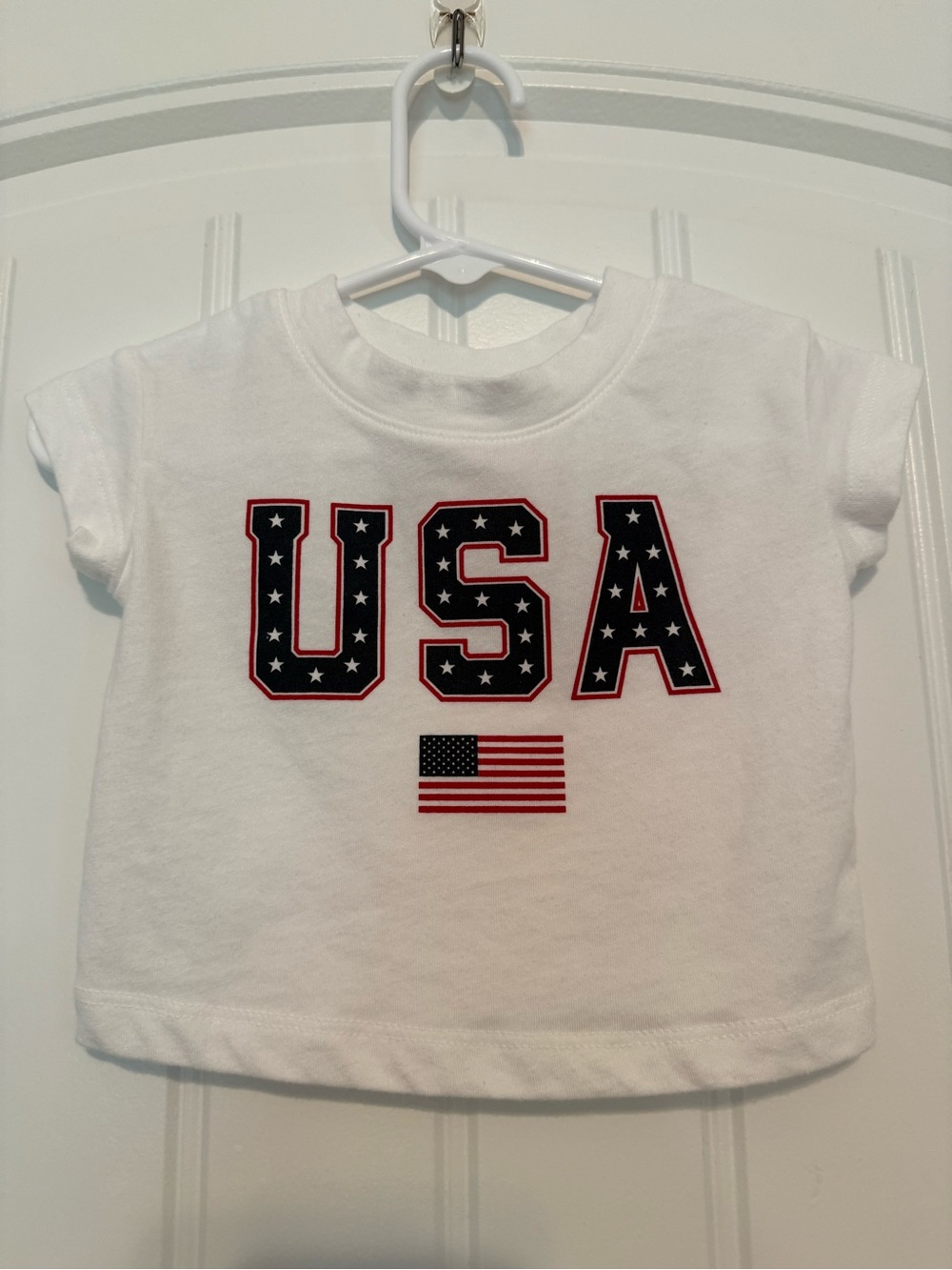 Cat & Jack White USA Graphic Tee